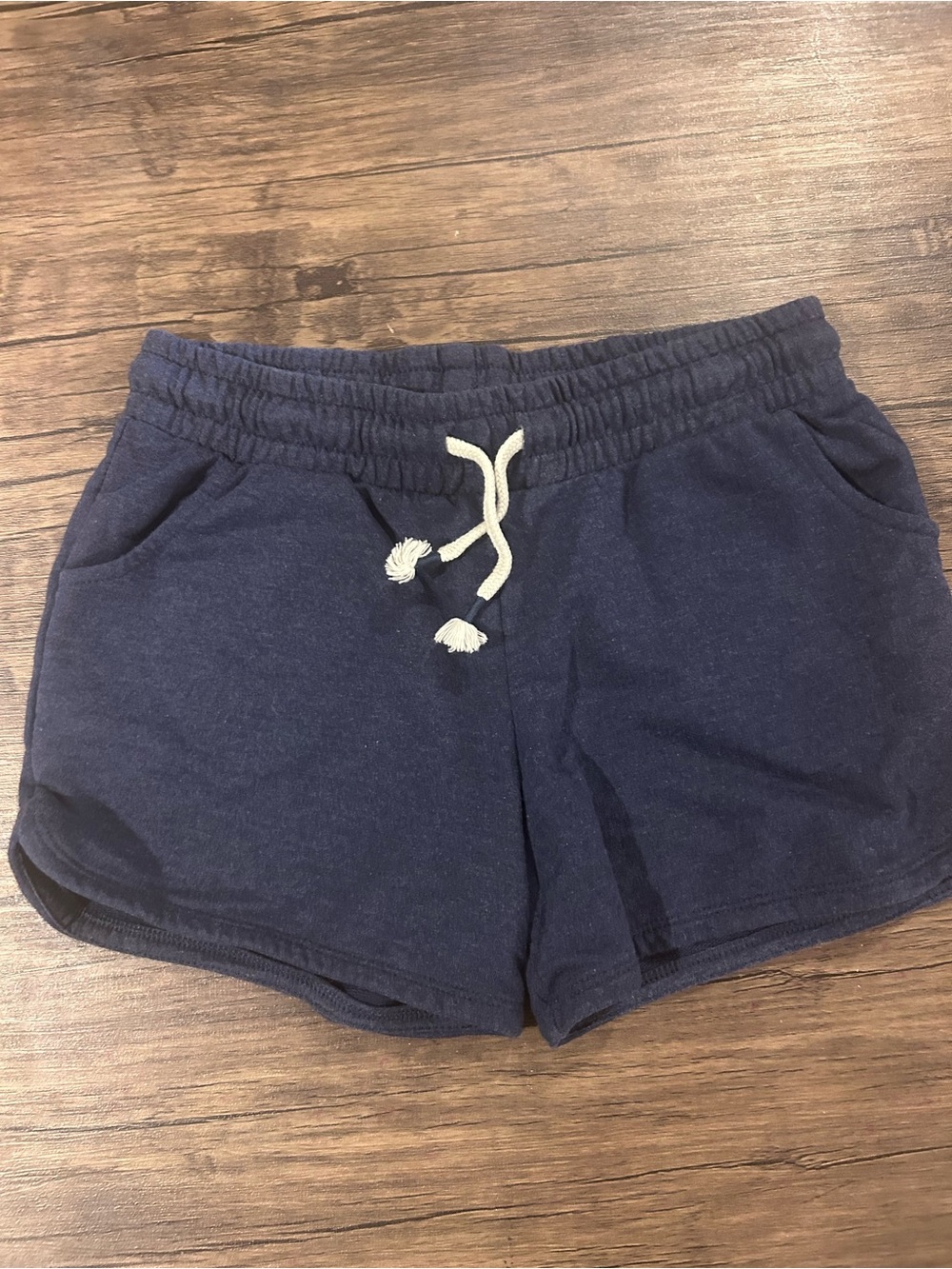 Cat & Jack Navy Drawstring Girls Shorts